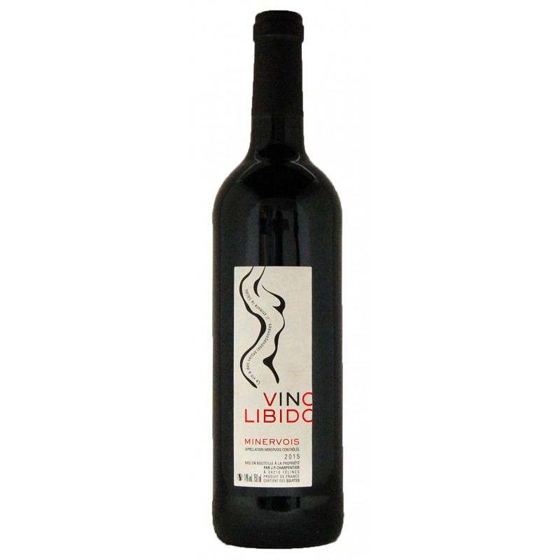In vino libido AOP minervois rouge J-P. Charpentier