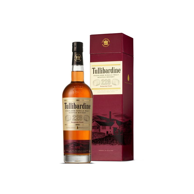 Whisky Tullibardine 228 Burgundy finish