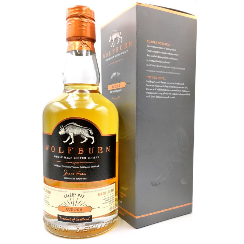 Whisky artisanal écossais - Wolfburn Aurora - Distillerie Wolfburn