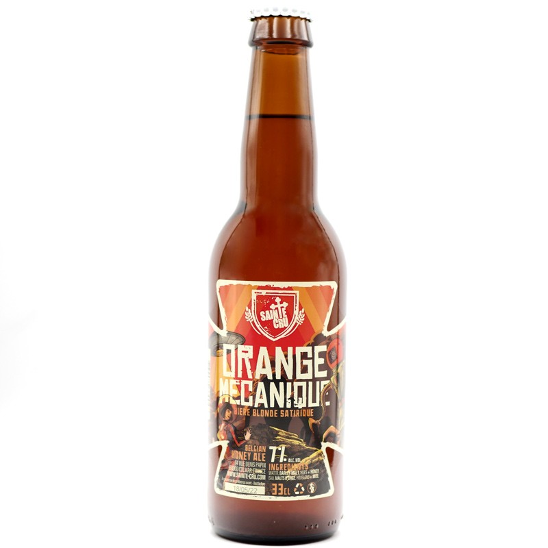 Bière artisanale française - Orange Mécanique - Brasserie Sainte Cru