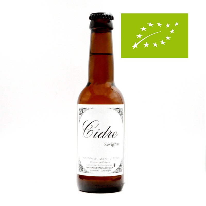 Cidre artisanal français bio - Sévignac - Domaine Johanna Cécillon