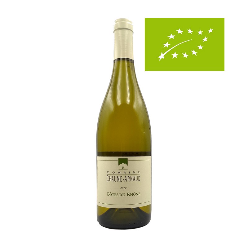 Vin blanc Bio Côtes du Rhône AOC Chaume - Arnaud