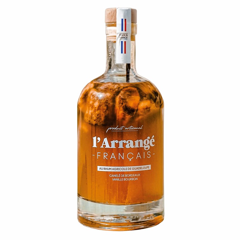 Rhum L'Arrangé Français Canelé de Bordeaux Vanille