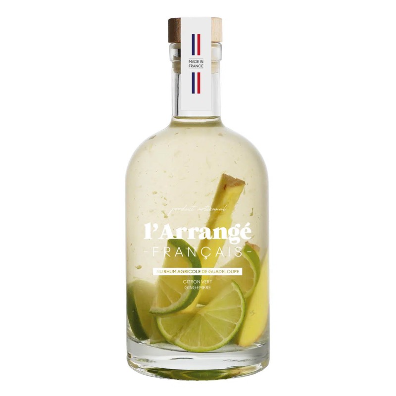 Rhum L'Arrangé Français Citron Vert Gingembre