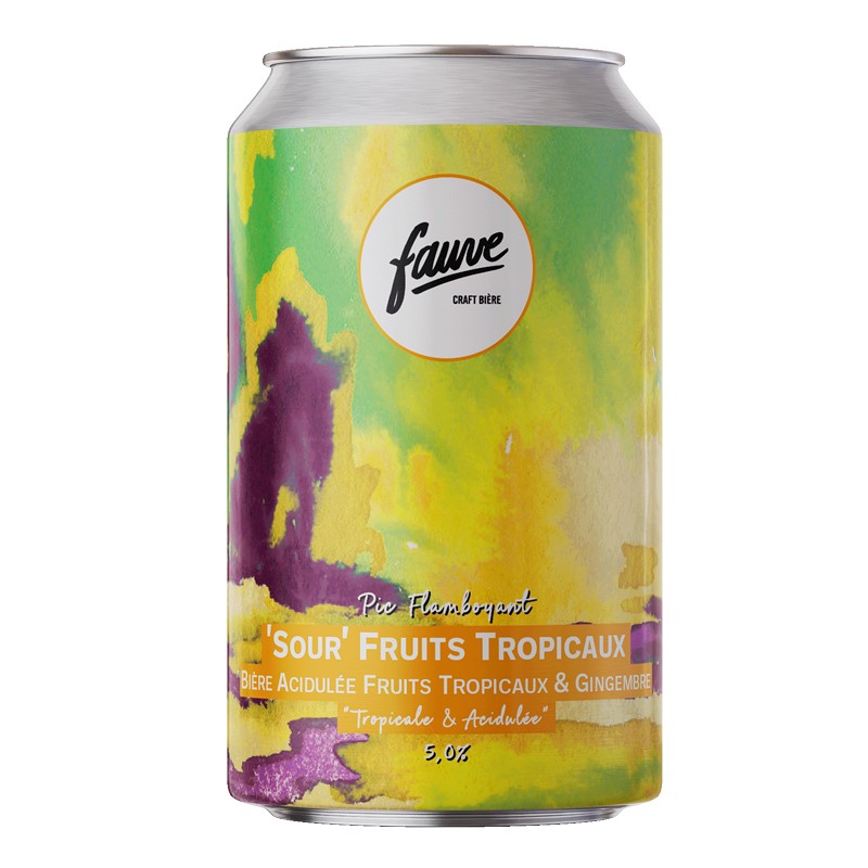 Bière Fauve Pic Flamboyant Berliner Weisse Fruits Tropicaux