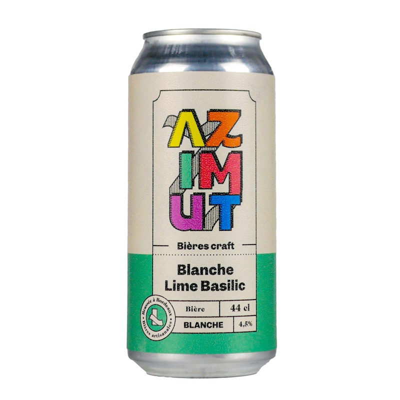 Bière Azimut Blanche Lime Basilic