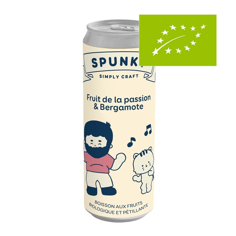 Boisson pétillante aux fruits - Spunky Bergamote Passion - Spunky