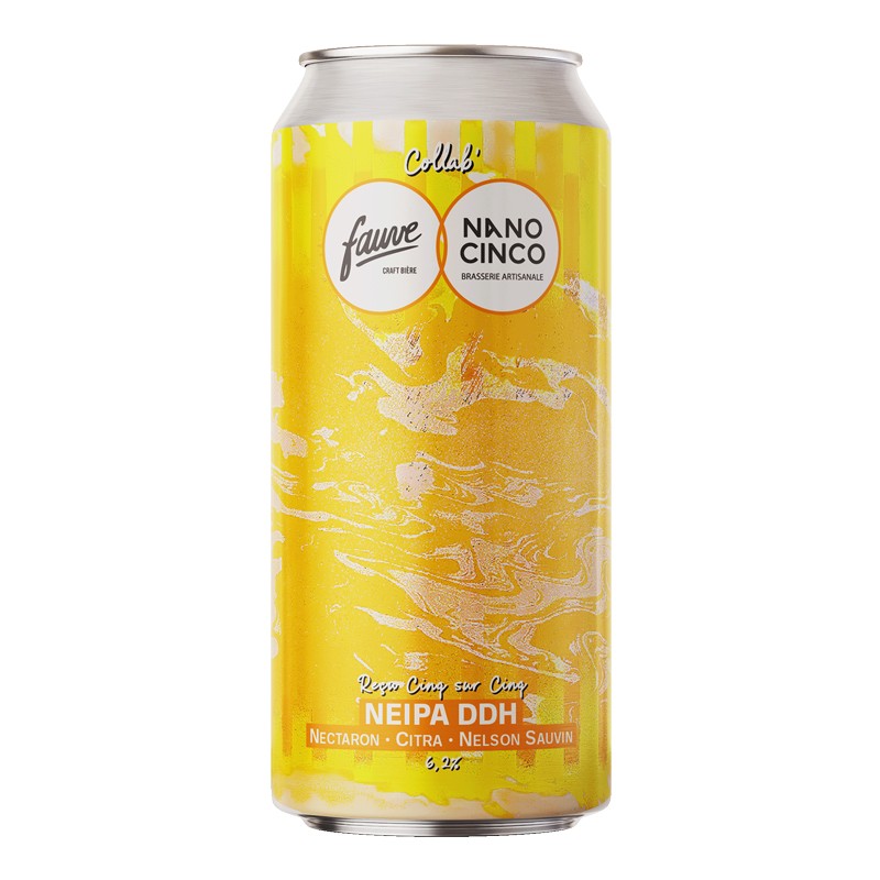 Bière-Fauve-Reçu-Cinq-Sur-Cinq-NEIPA-DDH