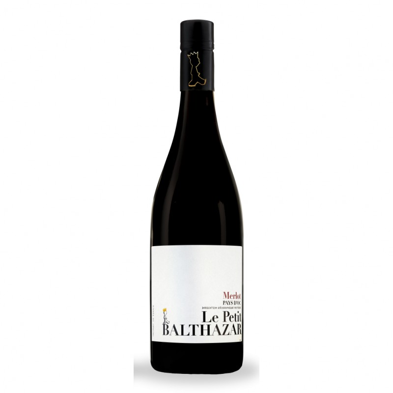 Vin-Rouge-Le-Petit-Balthazar-Merlot-IGP Pays-d'OC