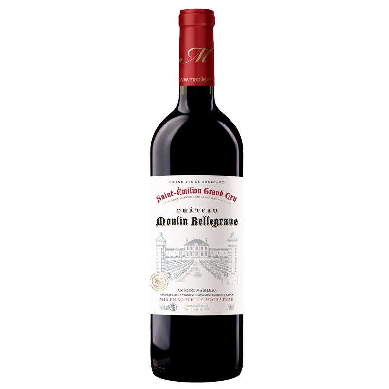 Vin-Rouge-Château-Moulin-Bellegrave-Maison-Mabileau-Saint-Émilion-Grand-Cru