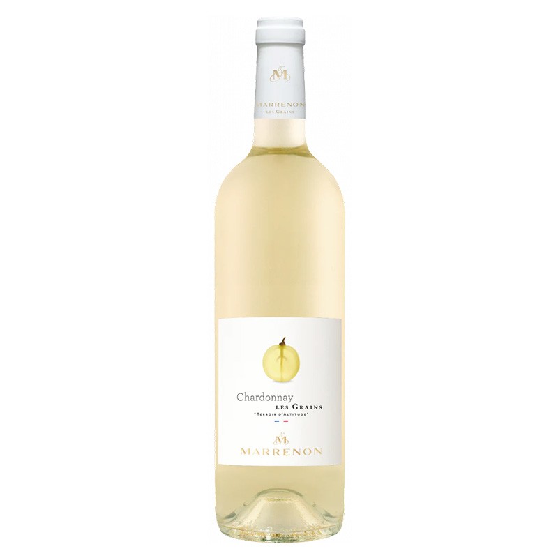 Vin-Blanc-Marrenon-Les-Grains-Chardonnay-IGP-Méditerranée